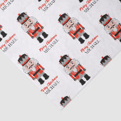 Papier Mousseline Papier de tissu de noix de Noël personnalisé (Détail)