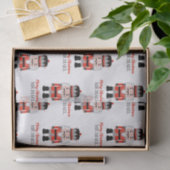Papier Mousseline Papier de tissu de noix de Noël personnalisé (Cadeau)