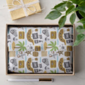 Papier Mousseline Papier de tissu de pirate (Cadeau)