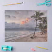 Papier Mousseline papier de tissu de plage tropical (Artisanat)