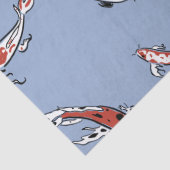 Papier Mousseline papier de tissu de poisson koi (Détail)