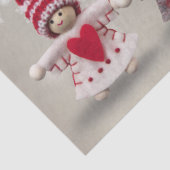 Papier Mousseline papier de tissu de poupées de noël (Détail)