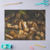 Papier Mousseline papier de tissu de runes de bois (Artisanat)