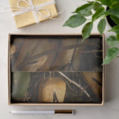 Papier Mousseline papier de tissu de runes de bois (Cadeau)