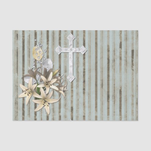 Papier Mousseline papier de tissu de salut de pâques (Recto)