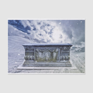 Papier Mousseline Papier de tissu de tombes gothiques