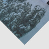 Papier Mousseline papier de tissu de train de noël (Détail)