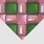 Papier Mousseline papier de tissu de treillis de noël (Détail)