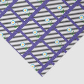 Papier Mousseline Papier de tissu décoratif Floral (Détail)