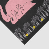 Papier Mousseline Papier de tissu décoratif Floral (Détail)