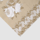 Papier Mousseline Papier de tissu décoratif Floral (Détail)