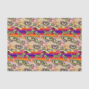 Papier Mousseline Papier de tissu décoratif Floral