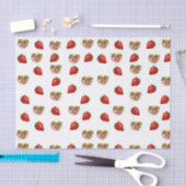 Papier Mousseline Papier de tissu décoratif Fruit (Artisanat)