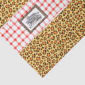 Papier Mousseline Papier de tissu décoratif Leopard (Détail)