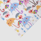 Papier Mousseline Papier de tissu décoratif Pluie (Détail)