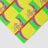 Papier Mousseline Papier de tissu décoratif Singe (Détail)