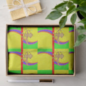 Papier Mousseline Papier de tissu décoratif Singe (Cadeau)