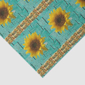 Papier Mousseline Papier de tissu décoratif Tournesol (Détail)