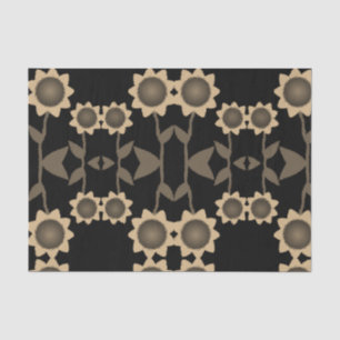 Papier Mousseline Papier de tissu décoratif Tournesol