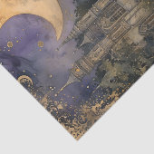 PAPIER MOUSSELINE PAPIER DE TISSU DÉCOUPABLE DE LA LUNE ET DU CHÂTEA (Détail)