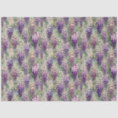 PAPIER MOUSSELINE PAPIER DE TISSU DÉCOUPAGE WISTERIA ROMANTIQUE (Recto)