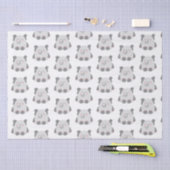 Papier Mousseline Papier de tissu d'éléphant de style kawaii mou (Artisanat)