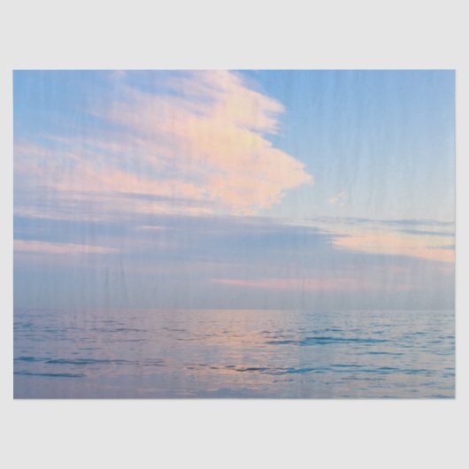 Papier Mousseline papier de tissu des eaux océaniques (Recto)