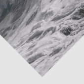 Papier Mousseline papier de tissu des ondes océaniques (Détail)