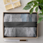 Papier Mousseline papier de tissu des ondes océaniques (Cadeau)