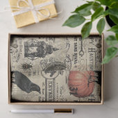 Papier Mousseline Papier de tissu d'Halloween Vintage (Cadeau)