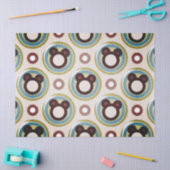 Papier Mousseline papier de tissu d'ours heureux (Artisanat)