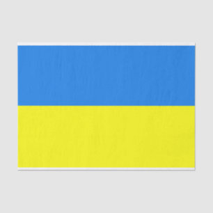 Papier Mousseline papier de tissu du pavillon ukrainien