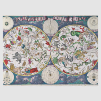 Papier Mousseline Papier de tissu du tableau des étoiles