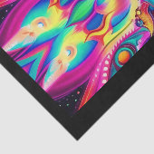 Papier Mousseline papier de tissu du temple du hibou (Détail)