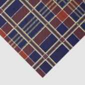 Papier Mousseline papier de tissu écossais plaid (Détail)