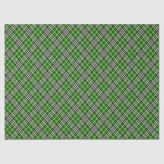 Papier Mousseline papier de tissu écossais plaid (Recto)