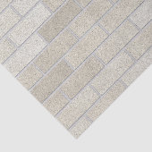 Papier Mousseline papier de tissu en briques de grès (Détail)