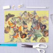 PAPIER MOUSSELINE PAPIER DE TISSU EN JAUNE (Artisanat)