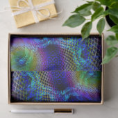 Papier Mousseline papier de tissu en maille arc-en-ciel (Cadeau)