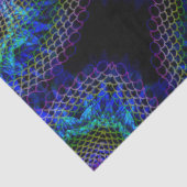 Papier Mousseline papier de tissu en maille arc-en-ciel (Détail)