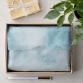 Papier Mousseline papier de tissu en marbre bleu (Cadeau)