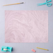 Papier Mousseline papier de tissu en marbre rose (Artisanat)