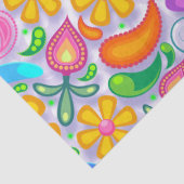 Papier Mousseline papier de tissu floral clair (Détail)