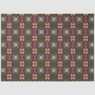 Papier Mousseline papier de tissu floral halloween