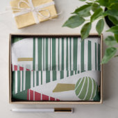 Papier Mousseline papier de tissu forestier des arbres de noël (Cadeau)