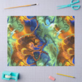 Papier Mousseline papier de tissu fractal de l'espace (Artisanat)