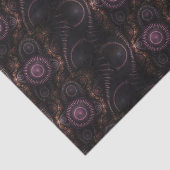 Papier Mousseline papier de tissu fractal violet (Détail)