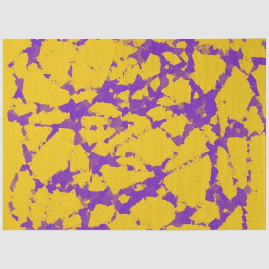 Papier Mousseline Papier de tissu Gold et Purple (Recto)