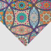 Papier Mousseline Papier de tissu mandala (Détail)