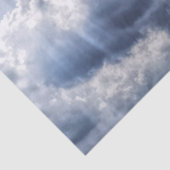 Papier Mousseline Papier de tissu nuageux (Détail)